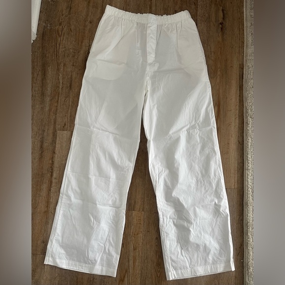 SKIMS Cream Wide Leg Pants - Picture 2 of 7